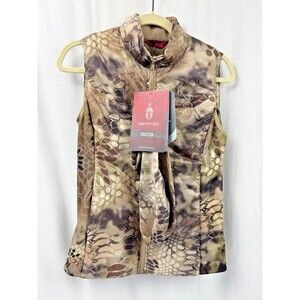 Kryptek Kratos Vest Women Small Highlander Camo‎ New Insulated Primaloft Hunting